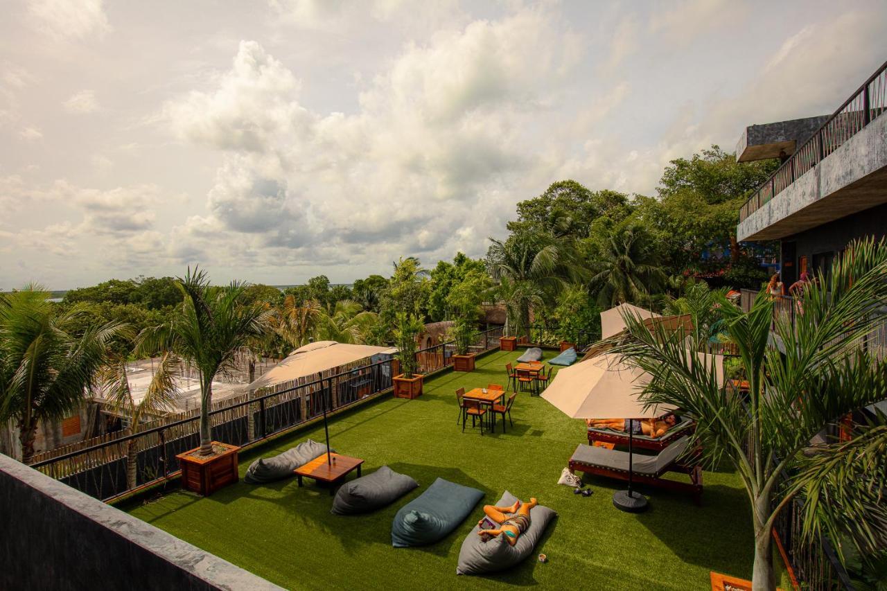 Che Bacalar Hostel & Bar Adults Only Bagian luar foto