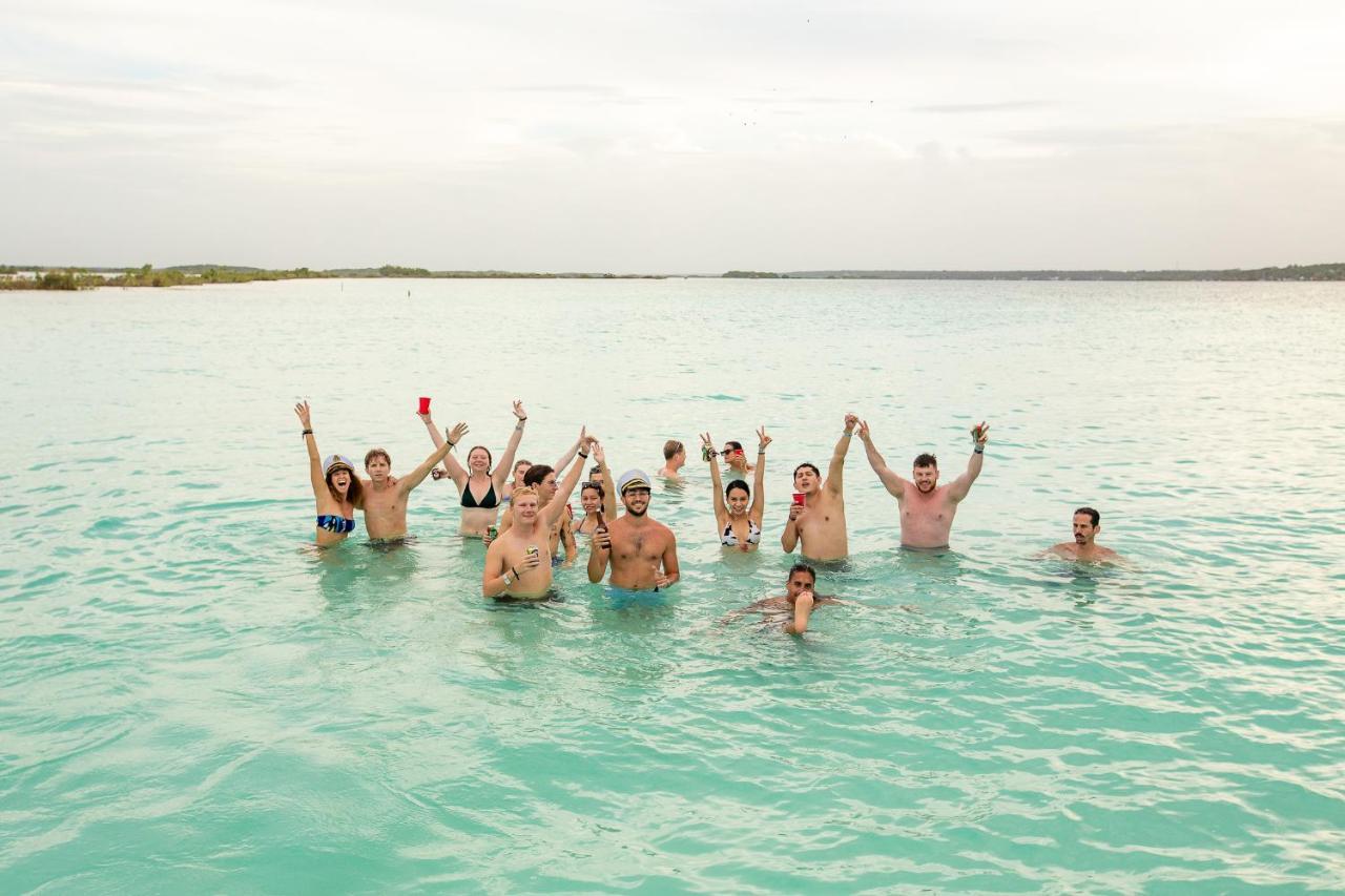 Che Bacalar Hostel & Bar Adults Only Bagian luar foto